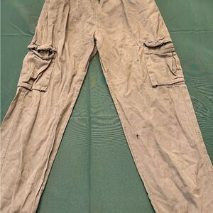 H&M Men's Beige Cargo Pants